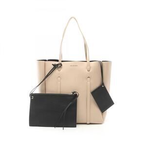 BALENCIAGA White Leather Tote Bag